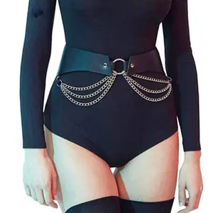 Rewin Zomer Strand Bikini Accessoires Sexy Multi-Layer Kwastjes Metalen Buik Taille Ketting Body Kettingen Sieraden Voor Vrouw Meisje