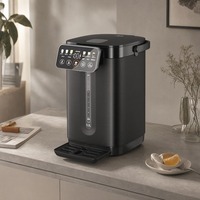 Bouilloire Électrique Distributrice d'Eau de Bureau Mate de 5000 ml avec Jauge Fluorescente, Idéale pour Usage Commercial et Professionnel (Marque Privée)