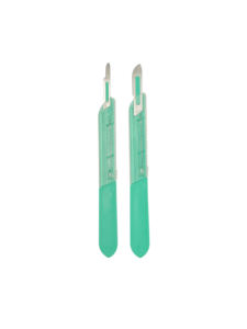 Medische Verbruiksartikelen Veiligheidsscalpel Wegwerp Roestvrijstalen Chirurgisch Mes Wegwerp <span class=keywords><strong>Scalpel</strong></span> - Product Image 5