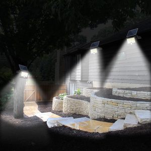 IP65 etanche detecteur de mouvement lampe de cloture Mini sân năng lượng mặt trời lũ tường sconces đèn 122 mềm dẻo - Product Image 4