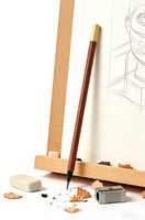 Crayon en bois HB marron classique en forme de barre de chocolat, pré-affûté, pour étudiants, en gros, avec logo personnalisé, fournitures scolaires
