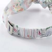 Diadema de Tela Elástica de Algodón Orgánico Personalizada con Estampado Floral para Bebés y Niños Pequeños, Unisex, Linda, para las Cuatro Estaciones, CHOCHO SAMA