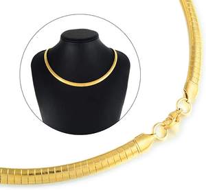 Aço Inoxidável Omegae Colar 3mm/5mm/8mm Cadeia para Homens Mulheres Hipoalergênico Em Camadas Colar Durável Jóias Diárias - Product Image 1