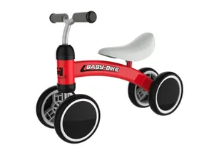 Al aire libre sin pedales pie Scooter niños 4 ruedas Ride-On coches juguetes niños deslizamiento bebé equilibrio bicicleta