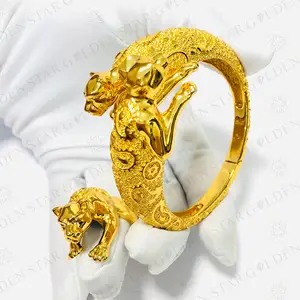 Golden Star Jewelry African Wedding Bracelet High Quality Gold Plated Bracelets Women Gold Plated Bracelet