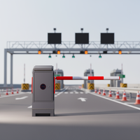 Barrera de Tráfico para Carreteras WS, Velocidad Máxima 0.2S, Estable con Servomotor
