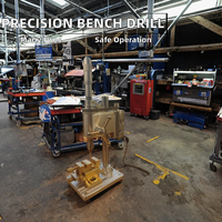 Mini perceuse de précision avec butée de profondeur, petite perceuse pour la réparation de micro-montres, mandrin inclus
