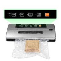 Scelleuse sous vide pour bocaux Mason pour aliments - Mini machine avec fenêtre transparente, compatible avec les rouleaux de sacs pour usage domestique