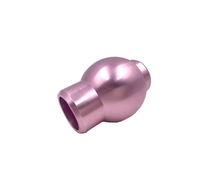 Perilla de Control Esférica de Aleación de Aluminio Anodizado en Color, Mecanizado CNC Personalizado, Componente para Instrumentos y Maquinaria, OEM ODM - Product Image 1