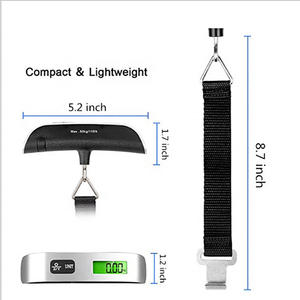Báscula Digital Portátil para Equipaje, con Pantalla Digital, de ABS, para Viajes, con Capacidad de 50 kg - Product Image 2