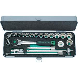 Bộ ổ cắm heyco <span class=keywords><strong>41</strong></span>-0010-m, 3/8 ", 23 chiếc. - Product Image 1