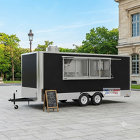 Chariot de restauration mobile pas cher en gros de Chine pour la vente de glaces, tacos, BBQ et autres plats de rue