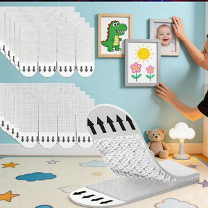 Strisce Adesive Resistenti Senza Chiodi, Strisce per Appendere Quadri Senza Danni alla Parete, per Cornici e Dipinti - Product Image 1