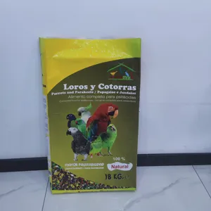 Bolsas de embalaje tejidas PP para alimentación de palomas, Semillas para pájaros, 18kg, 20kg, saco de embalaje para alimentación de pollos y aves de corral