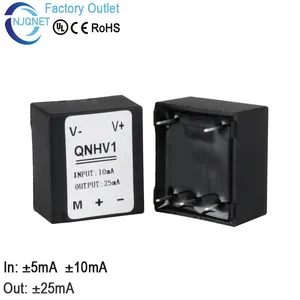 230V 110V 220V 100V電圧センサーQNHV1入力5mA 10mA出力25mA電流モードAC DC電圧トランスデューサーPCB CTトランス