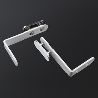 Pince de fixation Yisheng en fer pour cloison de bureau en forme de L, support de fixation pour écran de poste de travail, séparateur de bureau, support de mobilier de bureau