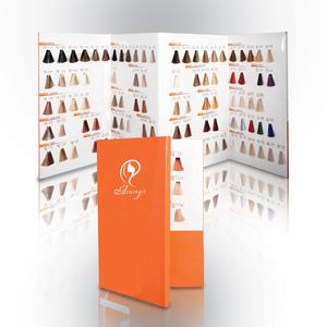 Nuancier de Couleurs de Teinture Capillaire Professionnel OEM Premium pour Salon, Échantillon de Crème Glacée, Marque Privée, Permanent, 46,5x36cm, pour Tous Types de <span class=keywords><strong>Cheveux</strong></span> - Product Image 2