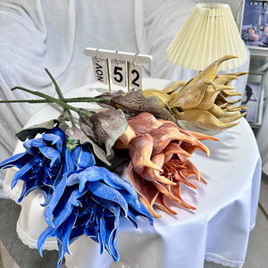 Fábrica de Flores Artificiales Meiyu, Flores de Espuma de Colores Mezclados, Tallo Individual, Decoración para Bodas, Hogar, Restaurante - Product Image 1