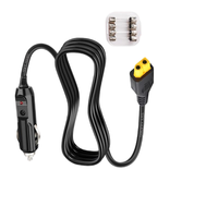 Cable de Extensión LanLin Duradero de 1.8m, Portátil, de Plástico, con Conector XT60 a Encendedor de Cigarrillos para Auto, 12V/24V