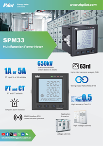 محلل طاقة ثلاثي الطور SPM33 RS485/Modbus-RTU SEO ذو علامة تجارية - Product Image 2