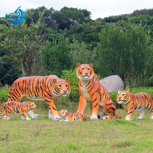 Estatua Decorativa de Tigre de Fibra de Vidrio, Escultura de Animal de Fibra de Vidrio en Venta, Utilizada para Decoración de Parques y Centros Comerciales - Product Image 5