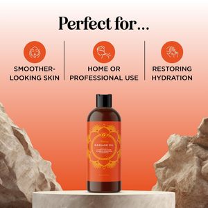 Huile de massage pour le corps à l'extrait d'arnica en marque propre, naturelle, relaxante, hydratante, nourrissante pour les muscles et les articulations endoloris, fraîche - Product Image 2