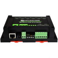 Módulo de Relés de 8 Vías de Grado Industrial, Micro Snow Modbus POE ETH, Tipo de Carcasa para Riel, Comunicación Ethernet, Modelo de Red