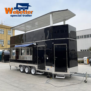 Gerobak Jajanan Mobile Webetter, Trailer Bar, Gerobak Crepe, Kopi, Es Krim, Restoran Jalanan, Trailer Makanan Cepat Saji dengan Oven Pizza - Product Image 3