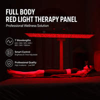 Appareil de luminothérapie rouge de qualité médicale, corps entier, 1185 LED, 7 longueurs d'onde 630-1060 nm, panneau à haute irradiation pour la réadaptation en clinique