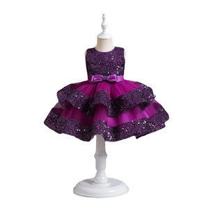 Ropa de bebé nueva al por mayor, vestido para niños, diseños de imágenes, vestido pequeño para niña, vestido de fiesta de primer cumpleaños - Product Image 4