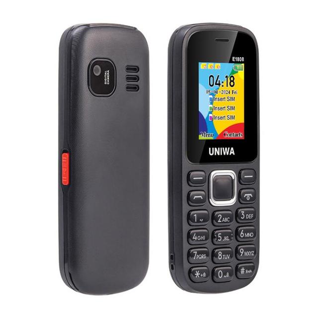 Wholesale Price 2G UNIWA E1808 Elder Keypad Phone, 1.77 Inch 21 Keys Phone