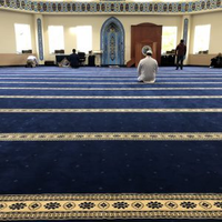 Tapis personnalisé à poils coupés, design classique, en nylon imprimé, tapis de prière, tapis mural pour mosquée