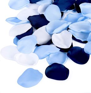 Vente en gros de pétales de <span class=keywords><strong>rose</strong></span> en satin de soie faits à la main, 200 pièces/sac, collection de fleurs artificielles pour la maison, la table, les mariages, Halloween, le Nouvel An - Product Image 2