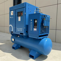 Compresseur d'air industriel à vis 4-en-1 7,5 kW 10 CV 8 bars AC VSD PM à vitesse variable et fixe pour découpe laser