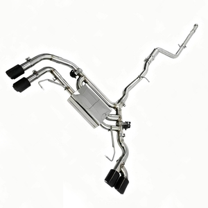 ระบบท่อไอเสียแบบ Catback ยี่ห้อ GDR Valvetronic ผลิตจากสแตนเลส 304 หนา 1.2 มม. ผิวเรียบ สำหรับรถยนต์ BMW X3 G01/X4 G02 2.0T <span class=keywords><strong>B48</strong></span> - Product Image 2