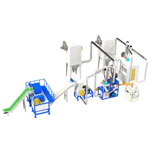 High Quality Cylindrical Li Ion Battery Recycling Line Dry Plant Scrap Waste Lithium Battery Recycling Machine