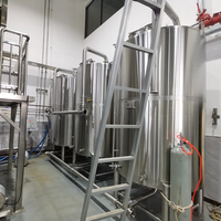 Cuves de fermentation de vin en acier inoxydable avec chemises de refroidissement et réservoirs sous pression, capacité 300L-8000L, certifiées TUV/PED