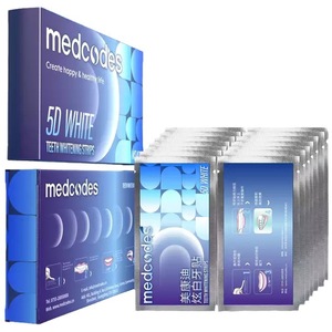 Tiras Blanqueadoras de Dientes Medcodes, Caja de 28 Bolsas, Solución Blanqueadora de Dientes de Acción Rápida para Adultos - Product Image 1