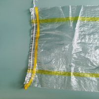 Sac en plastique tissé transparent PP de 25 kg et 50 kg pour l'emballage des pommes de terre, des oignons, des fruits et des légumes