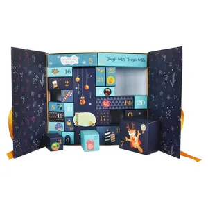 Tùy chỉnh rỗng sang trọng tông giấy Quà Tặng vẻ đẹp mỹ phẩm bao bì đếm ngược giáng sinh <span class=keywords><strong>Advent</strong></span> lịch hộp - Product Image 5