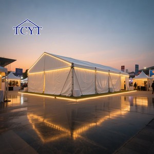 Chất Lượng Cao Tùy Chỉnh Sang Trọng Không Gian Lớn Ngoài Trời Khung Nhôm Đám Cưới Lều Tán Lều Để Bán - Product Image 6