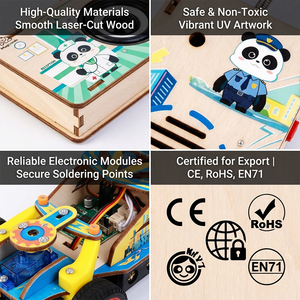 Kit Robotico 4 in 1 Steam per Scuole, Centro di Formazione Academy Maker Space, Kit Ingegneristici Interattivi - Product Image 5