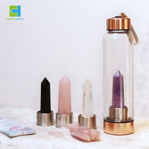 Botella <span class=keywords><strong>de</strong></span> Cristal <span class=keywords><strong>de</strong></span> Agua <span class=keywords><strong>de</strong></span> Primera Calidad para Sanación Energética y un <span class=keywords><strong>Estilo</strong></span> <span class=keywords><strong>de</strong></span> <span class=keywords><strong>Vida</strong></span> <span class=keywords><strong>Saludable</strong></span> - Product Image 2
