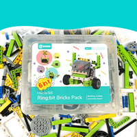 Elecfreaks 6-IN-1 Blok Bangunan Elektronik Microbit Papan Utama DIY Pemrograman STEM Set Pembelajaran Edukatif
