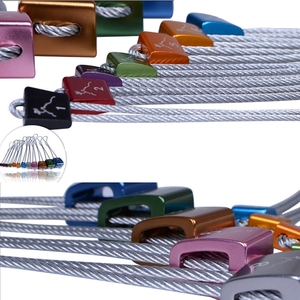 Tùy chỉnh thực hiện chất lượng cao nhôm tapers thụ động <span class=keywords><strong>Nuts</strong></span> CE en12270 chứng nhận không Anodized leo núi đá chocks stoppers - Product Image 2