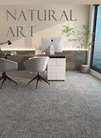 Kommerzielle wasserdichte Luxus Hotel Office Polypropylen Teppich fliesen mit PVC Backing Puzzle Pattern Nylon Material für den Heimgebrauch