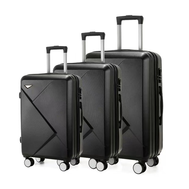Family Travel 3-Piece PP Luggage Set 20/24/28 Inch