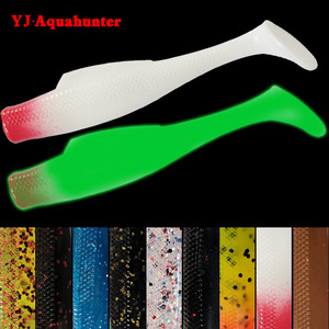 T-Tail Tpr <b>Floating</b> Soft Bait 50Mm White With Red Tip For Bass Lure <b>Fishing</b> - Product Image 2