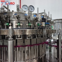 Machine de remplissage automatique de boissons gazeuses en bouteilles PET de 500 ml et 1 L, 6000 BPH, ligne de production de boissons gazeuses, équipement de fabrication de sodas