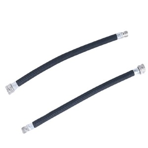 Tuyau de pompe à air QTRG03, tube en aluminium tressé noir de 20 cm pour gonfleurs de pneus de vélo - Product Image 5